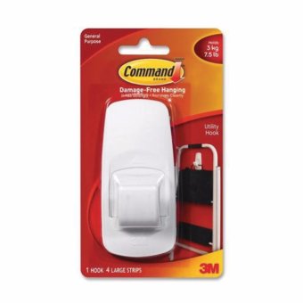 คอมมานด์ 3M ตะขออเนกประสงค์ขนาดกลาง Command JUMBO HOOKS 17004 คอมมานด์ 3M ตะขออเนกประสงค์ขนาดกลาง Command JUMBO HOOKS 17004