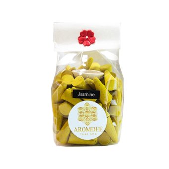 Aromdee cone incenses กำยานหอม อโรม่า กลิ่นมะลิ ถุงละ 100 เม็ด Aromdee cone incenses กำยานหอม อโรม่า กลิ่นมะลิ ถุงละ 100 เม็ด
