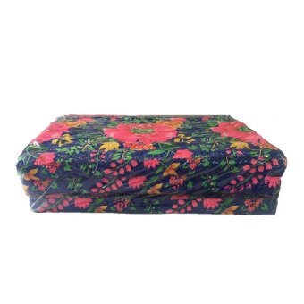DSB Decor ที่นอนนุ่น 3ฟุต 3 พับ ( สีน้ำเงิน ) รุ่น Flowers DSB Decor ที่นอนนุ่น 3ฟุต 3 พับ ( สีน้ำเงิน ) รุ่น Flowers