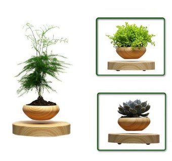 คาถาลมบอนไซ (ไม่มีพืช) ความสมดุลสะเทือนแม่เหล็กอ่างกระถางดอกไม้ pottedplant ลอย คาถาลมบอนไซ (ไม่มีพืช) ความสมดุลสะเทือนแม่เหล็กอ่างกระถางดอกไม้ pottedplant ลอย