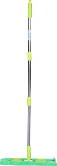 ISPINMOP Flat Mop ไม้ถูพื้น ไม้ดันฝุ่น ม๊อบดันฝุ่น ขนาดหัวม๊อบ 43x23 เซนติเมตร - สีเขียว ISPINMOP Flat Mop ไม้ถูพื้น ไม้ดันฝุ่น ม๊อบดันฝุ่น ขนาดหัวม๊อบ 43x23 เซนติเมตร - สีเขียว