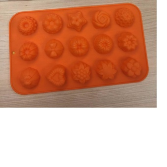 แม่พิมพ์ Silicone พิมพ์ซิลิโคนลายดอกไม้ 15 แบบสำหรับทำขนม วุ้น ช็อคโกแลต เยลลี่ น้ำแข็ง สบู่ เทียนหอม แม่พิมพ์ Silicone พิมพ์ซิลิโคนลายดอกไม้ 15 แบบสำหรับทำขนม วุ้น ช็อคโกแลต เยลลี่ น้ำแข็ง สบู่ เทียนหอม