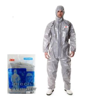 Medium ชุดป้องกันสารเคมีรุ่น 4570 ผ่านมาตรฐานการป้องกัน 3M Coverall Grey Type 3/4/5/6 Medium ชุดป้องกันสารเคมีรุ่น 4570 ผ่านมาตรฐานการป้องกัน 3M Coverall Grey Type 3/4/5/6