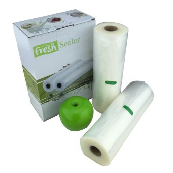 ถุงซีลสูญญากาศลายนูน (หนาพิเศษ) ขนาด 22cm x 1000cm แบบม้วน (2 ม้วน) ถุงซีลสูญญากาศลายนูน (หนาพิเศษ) ขนาด 22cm x 1000cm แบบม้วน (2 ม้วน)