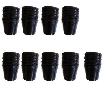 Papamami Pots Round Black Plastic กระถางพลาสติกกลม 8 นิ้ว 90ใบ (สีดำ) Papamami Pots Round Black Plastic กระถางพลาสติกกลม 8 นิ้ว 90ใบ (สีดำ)