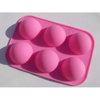 แม่พิมพ์ซิลิโคน Half Sphere Cake รูปทรงครึ่งวงกลมขนาด 7 cm 6 ช่องสำหรับทำน้แข็งหรือช็อกโกแลต วุ้นแฟนซีต่างๆ แม่พิมพ์ซิลิโคน Half Sphere Cake รูปทรงครึ่งวงกลมขนาด 7 cm 6 ช่องสำหรับทำน้แข็งหรือช็อกโกแลต วุ้นแฟนซีต่างๆ