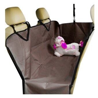 Pet Car Seat แผ่นรองกันเปื้อนในรถยนต์ แบบคลุมเต็มเบาะหลัง กันเปื้อนได้รอบทิศทั้ง 4 ด้าน สำหรับสัตว์เลี้ยง(สีน้ำตาลเข้ม.) Pet Car Seat แผ่นรองกันเปื้อนในรถยนต์ แบบคลุมเต็มเบาะหลัง กันเปื้อนได้รอบทิศทั้ง 4 ด้าน สำหรับสัตว์เลี้ยง(สีน้ำตาลเข้ม.)