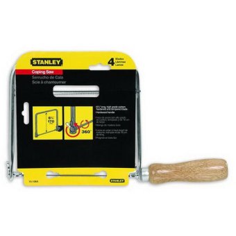 Stanley เลื่อยฉลุ โครงลึก 160 มม. รุ่น 15-106A Stanley เลื่อยฉลุ โครงลึก 160 มม. รุ่น 15-106A