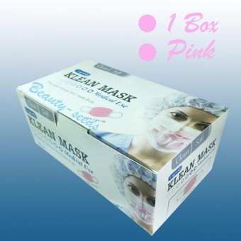 Mask หน้ากากอนามัย ผ้าปิดปาก ผ้าปิดจมูก 3 ชั้น สีชมพู 1 กล่อง (1 กล่องมี 50 ชิ้น) Mask หน้ากากอนามัย ผ้าปิดปาก ผ้าปิดจมูก 3 ชั้น สีชมพู 1 กล่อง (1 กล่องมี 50 ชิ้น)