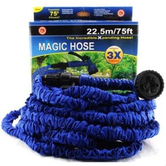 Elastic Hose สายยางยืดหดอัตโนมัติ MAGIC HOSE Automatically EXPANDS and Contracts 75 ฟุต/22.5M (สีน้ำเงิน) Elastic Hose สายยางยืดหดอัตโนมัติ MAGIC HOSE Automatically EXPANDS and Contracts 75 ฟุต/22.5M (สีน้ำเงิน)