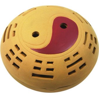 LEE TAI FU กระถางกำยาน 8 เหลี่ยมดินเหลือง LEE TAI FU กระถางกำยาน 8 เหลี่ยมดินเหลือง