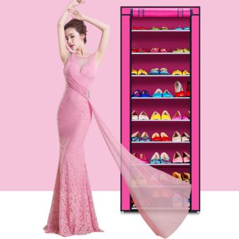 DIY ตู้รองเท้า9ชั้นเก็บได้ 27 คู่ DIY ตู้รองเท้า9ชั้นเก็บได้ 27 คู่