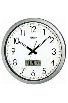 RHYTHM นาฬิกาแขวนพลาสติก รุ่น CFG702NR19 - Silver RHYTHM นาฬิกาแขวนพลาสติก รุ่น CFG702NR19 - Silver