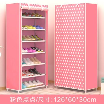 DIY ตู้รองเท้า 7 ชั้นเก็บได้ 21 คู่(ทรงสูงประหยัดพื้นที่) DIY ตู้รองเท้า 7 ชั้นเก็บได้ 21 คู่(ทรงสูงประหยัดพื้นที่)