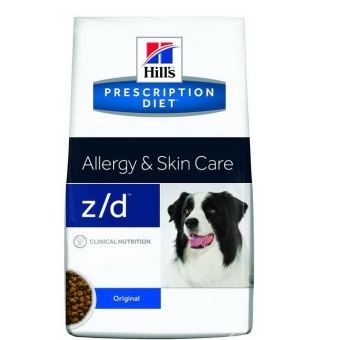 Hill's Science Diet z/d Canine อาหารสุนัข ที่มีปัญหาเรื่องแพ้อาหาร เม็ดเล็ก 1.5kg Hill's Science Diet z/d Canine อาหารสุนัข ที่มีปัญหาเรื่องแพ้อาหาร เม็ดเล็ก 1.5kg