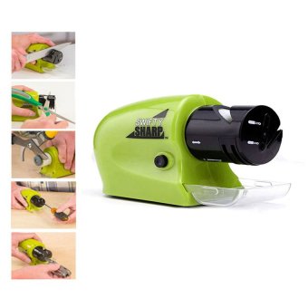 MDเครื่องลับคมอเนกประสงค์ อัตโนมัติแบบไร้สาย Motorized Knife Sharpener - สีเขียว MDเครื่องลับคมอเนกประสงค์ อัตโนมัติแบบไร้สาย Motorized Knife Sharpener - สีเขียว