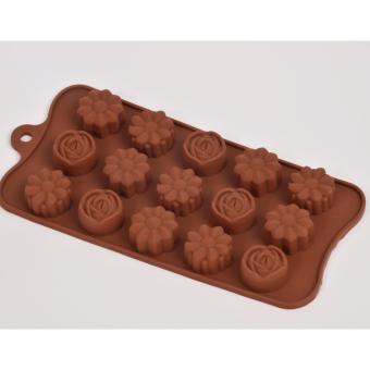 แม่พิมพ์ซิลิโคน ดอกไม้แสนสวย Size เล็ก พิมพ์วุ้น ทำน้ำแข็ง ทำ chocolate food grade แม่พิมพ์ซิลิโคน ดอกไม้แสนสวย Size เล็ก พิมพ์วุ้น ทำน้ำแข็ง ทำ chocolate food grade