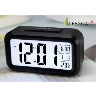 Leegoal นาฬิกาปลุก led แบบกับขาวสว่างอุณหภูมิตอนกลางวัน (สีดำ) (ในประเทศ) Leegoal นาฬิกาปลุก led แบบกับขาวสว่างอุณหภูมิตอนกลางวัน (สีดำ) (ในประเทศ)