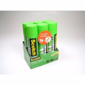 Scotch® Glue Stick #6025 25 g. Buy 4 Get 2 Free สก๊อตช์® กาวแท่งสีขาว ขนาด 25 กรัม รุ่น 4 แถม 2 Scotch® Glue Stick #6025 25 g. Buy 4 Get 2 Free สก๊อตช์® กาวแท่งสีขาว ขนาด 25 กรัม รุ่น 4 แถม 2