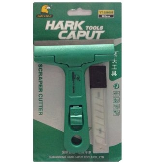 Hark Caput Tools มีดขูดทำความสะอาดกระจก พร้อมใบมีด 10 ใบ Hark Caput Tools มีดขูดทำความสะอาดกระจก พร้อมใบมีด 10 ใบ