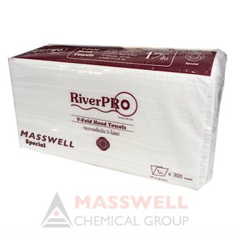 ขายยกลัง RiverPro กระดาษเช็ดมือสีขาว รุ่น V-Fold 1-Ply (24 แพ็ค) ขายยกลัง RiverPro กระดาษเช็ดมือสีขาว รุ่น V-Fold 1-Ply (24 แพ็ค)