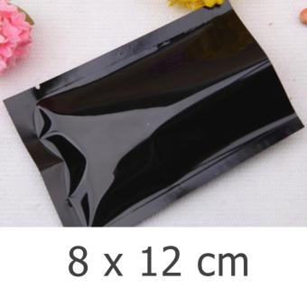 ซองซีล 3 ด้าน พลาสติกเงา สีดำ ขนาด8x12cm ซองซีล 3 ด้าน พลาสติกเงา สีดำ ขนาด8x12cm