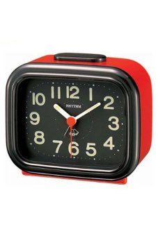 Rhythm Japan Table Clocks นาฬิกาปลุก รุ่น 4RA888-R01 - Black/Red Rhythm Japan Table Clocks นาฬิกาปลุก รุ่น 4RA888-R01 - Black/Red