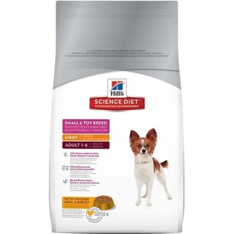 Hill's Science Diet Adult Light Small & Toy อาหารสุนัขโต พันธุ์เล็กและทอยส์ ควบคุมน้ำหนัก ขนาด 7kg Hill's Science Diet Adult Light Small & Toy อาหารสุนัขโต พันธุ์เล็กและทอยส์ ควบคุมน้ำหนัก ขนาด 7kg
