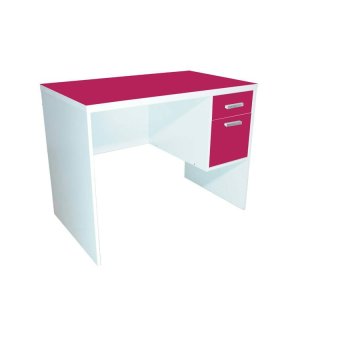 DSB Decor โต๊ะทำงานหน้าท๊อป PVC ขนาด 100cm (สีชมพู/ขาว) รุ่นTZ-117 DSB Decor โต๊ะทำงานหน้าท๊อป PVC ขนาด 100cm (สีชมพู/ขาว) รุ่นTZ-117