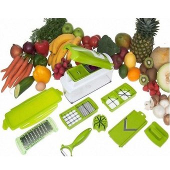 Central Home and Kitchen One Step Preccision Cutting เครื่องสารพัดประโยชน์ ขูด สับ ซอย ฝาน สไลด์ พืช ผัก ผลไม้ (สีเขียว) Central Home and Kitchen One Step Preccision Cutting เครื่องสารพัดประโยชน์ ขูด สับ ซอย ฝาน สไลด์ พืช ผัก ผลไม้ (สีเขียว)