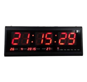 นาฬิกาดิจิตอล LED NUMBER CLOCK แขวนผนัง(ตัวเลขสีแดง) รุ่น HB4819SM นาฬิกาดิจิตอล LED NUMBER CLOCK แขวนผนัง(ตัวเลขสีแดง) รุ่น HB4819SM