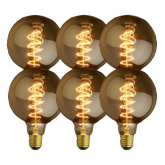 LEDANDLAMP หลอดไฟเอดิสัน ขั้ว E27 แบบรุ่น E06-G95-Spiral ( แพ็ค 6 หลอด ) LEDANDLAMP หลอดไฟเอดิสัน ขั้ว E27 แบบรุ่น E06-G95-Spiral ( แพ็ค 6 หลอด )