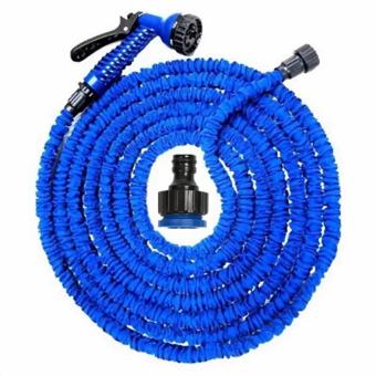 Elastic Hose สายยางยืดหดอัตโนมัติ MAGIC HOSE Automatically EXPANDS and Contracts 50 ฟุต/15M (สีน้ำเงิน) Elastic Hose สายยางยืดหดอัตโนมัติ MAGIC HOSE Automatically EXPANDS and Contracts 50 ฟุต/15M (สีน้ำเงิน)