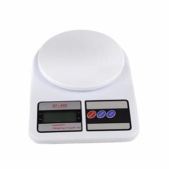 Electronic Kitchen Scale เครื่องชั่งน้ำหนักอาหาร รุ่น SF-400 เครื่องชั่งดิจิตอล 10000 g. (สีขาว) Electronic Kitchen Scale เครื่องชั่งน้ำหนักอาหาร รุ่น SF-400 เครื่องชั่งดิจิตอล 10000 g. (สีขาว)