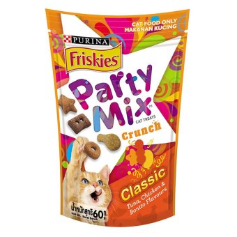 ขายยกลัง Friskies Party Mix Classic ฟริสกี้ส์ ปาร์ตี้มิกซ์ ขนมแมวสูตรคลาคสิค รสปลาทูน่า ไก่ และปลาโบนิโตะ 16packs x 60g ขายยกลัง Friskies Party Mix Classic ฟริสกี้ส์ ปาร์ตี้มิกซ์ ขนมแมวสูตรคลาคสิค รสปลาทูน่า ไก่ และปลาโบนิโตะ 16packs x 60g