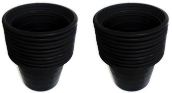 Papamami Pots Round Black Plastic กระถางพลาสติกกลมสีดำ 12 นิ้ว 20ใบ Papamami Pots Round Black Plastic กระถางพลาสติกกลมสีดำ 12 นิ้ว 20ใบ