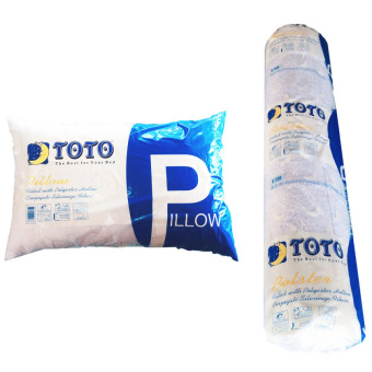 โตโต้ หมอนหนุน + หมอนข้าง ใยสังเคราะห์ TOTO PILLOW & BOLSTER โตโต้ หมอนหนุน + หมอนข้าง ใยสังเคราะห์ TOTO PILLOW & BOLSTER
