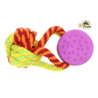 Petstages ของเล่นหมายางเชือกกัด สีชมพู Petstages ของเล่นหมายางเชือกกัด สีชมพู