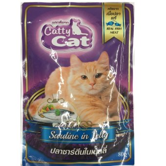 Cattycat อาหารเปียกสำหรับแมว แบบซอง 80g ( 12 units ) Cattycat อาหารเปียกสำหรับแมว แบบซอง 80g ( 12 units )