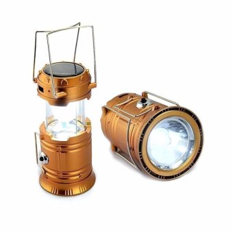 โคมไฟ, โคมไฟ, ไฟฉาย 6 + 1LED แสงอาทิตย์ทองแบบชาร์จ / 5W LED HL-5800T (ทอง) โคมไฟ, โคมไฟ, ไฟฉาย 6 + 1LED แสงอาทิตย์ทองแบบชาร์จ / 5W LED HL-5800T (ทอง)