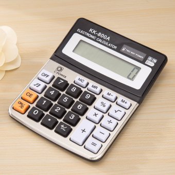 ELECTRONIC CALCULATOR เครื่องคิดเลข รุ่น KK-800A แบบตั้งโต๊ะ ELECTRONIC CALCULATOR เครื่องคิดเลข รุ่น KK-800A แบบตั้งโต๊ะ