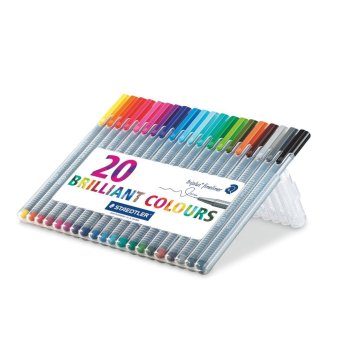 Staedtler ชุดปากกา Staedtler triplus fineliner 20 brilliant colors 0.3 mm. Staedtler ชุดปากกา Staedtler triplus fineliner 20 brilliant colors 0.3 mm.