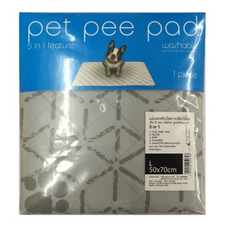Petpeepad แผ่นรองซับแบบซักได้ 50x70ซม. Size L จำนวน 1 ผืน Petpeepad แผ่นรองซับแบบซักได้ 50x70ซม. Size L จำนวน 1 ผืน