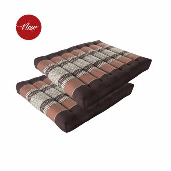 Asia OTOP เบาะรองนั่งอย่างดี นุ่นธรรมชาติ 100% สีน้ำตาล ขนาด 40*40*8 ซม. Asia OTOP เบาะรองนั่งอย่างดี นุ่นธรรมชาติ 100% สีน้ำตาล ขนาด 40*40*8 ซม.