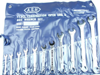 ASAHI ประแจปากตายข้างแหวน 11ตัวชุด 8-24 มิล ASAHI ประแจปากตายข้างแหวน 11ตัวชุด 8-24 มิล