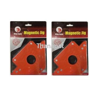 KING EAGLE แม่เหล็กจับฉาก size L (15.5 x 10 x 1.7 cm.) แพ็คคู่ (Red) KING EAGLE แม่เหล็กจับฉาก size L (15.5 x 10 x 1.7 cm.) แพ็คคู่ (Red)