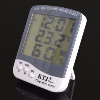 KTJ เครื่องวัดอุณหภูมิ และความชื้น -วัน-เวลา รุ่น TA218B KTJ เครื่องวัดอุณหภูมิ และความชื้น -วัน-เวลา รุ่น TA218B
