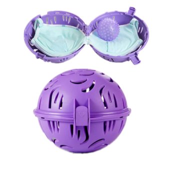 Fisher Wash Ball Laundry Washing Protecter ลูกบอลซักถนอมชุดชั้นใน (purple)pack 1pcs Fisher Wash Ball Laundry Washing Protecter ลูกบอลซักถนอมชุดชั้นใน (purple)pack 1pcs