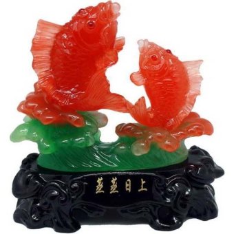 LEE TAI FU ปลาคู่สีส้มคาบลูกแก้ว LEE TAI FU ปลาคู่สีส้มคาบลูกแก้ว