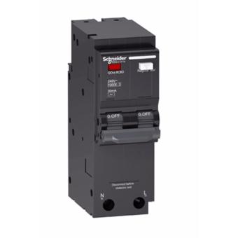 เมนเบรกเกอร์ป้องกันไฟรั่ว/ดูด 2โพล 50แอมป์ RCBO 2P50A 30mA 10kA Schneider(Square-D) เมนเบรกเกอร์ป้องกันไฟรั่ว/ดูด 2โพล 50แอมป์ RCBO 2P50A 30mA 10kA Schneider(Square-D)